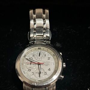 Nautica Silver Chronograph Men's Watch
